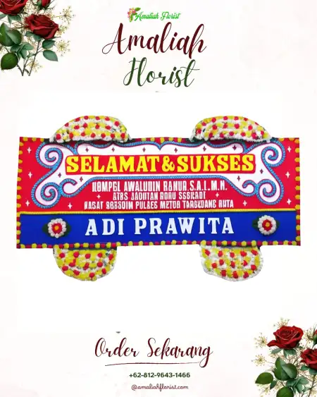 Papan Bunga Ucapan Selamat Pronojiwo